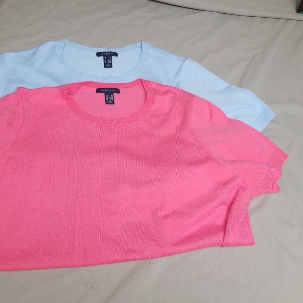 2 Land's End Shirts